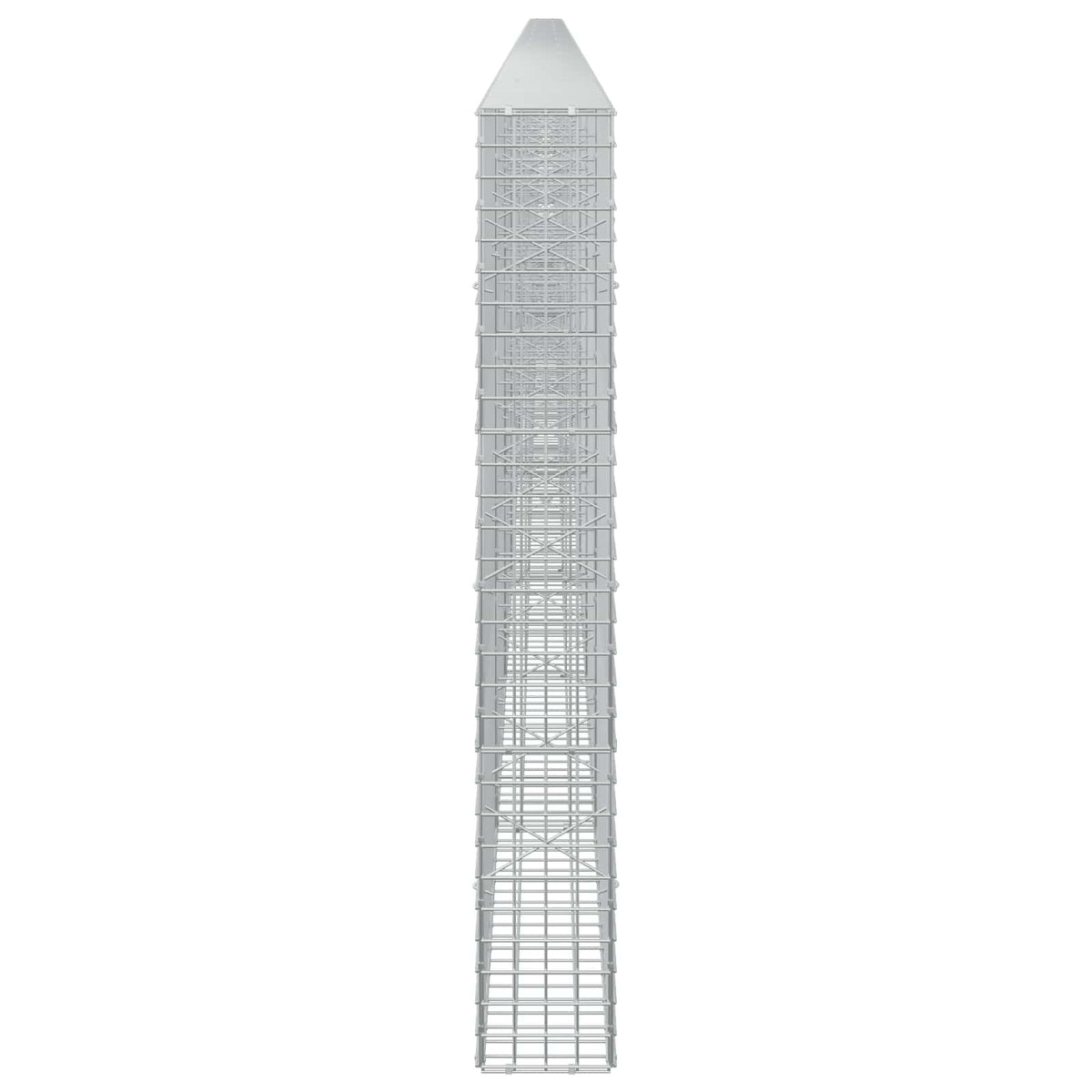 Γκαμπιόν με Σύρμα 3,5 mm και Πλέγμα 5x5 cm 1100x20x150 εκ - Pakobazaar