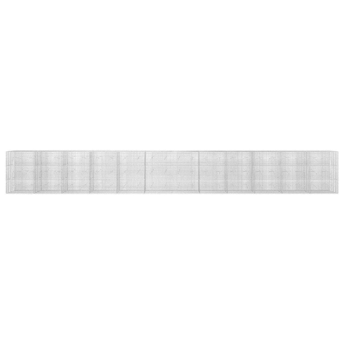 Γκαμπιόν με Σύρμα 3,5 mm και Πλέγμα 5x5 cm 1200x20x150 εκ - Pakobazaar