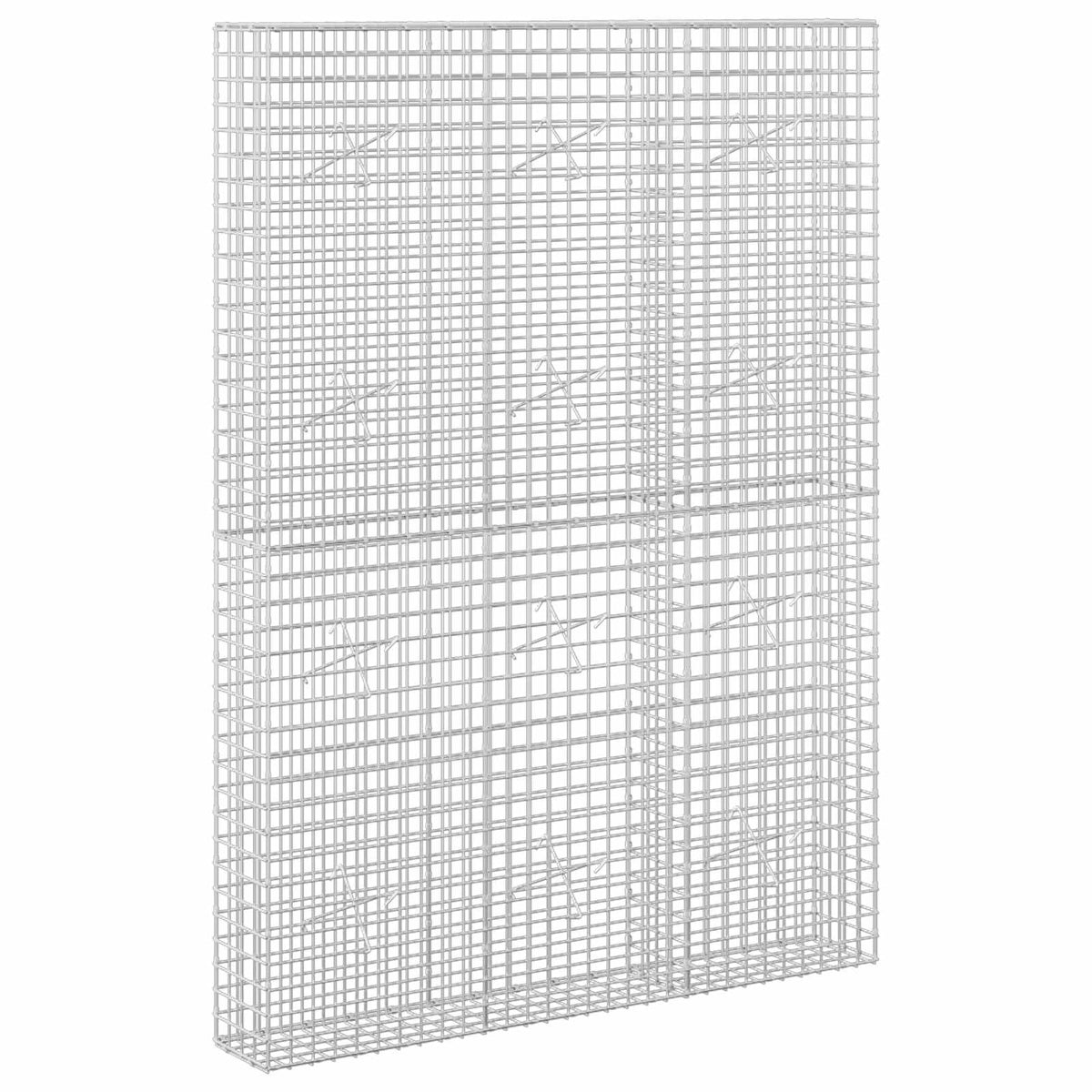 Γκαμπιόν με Σύρμα 3,5 mm και Πλέγμα 5x5 cm 150x20x200 εκ - Pakobazaar