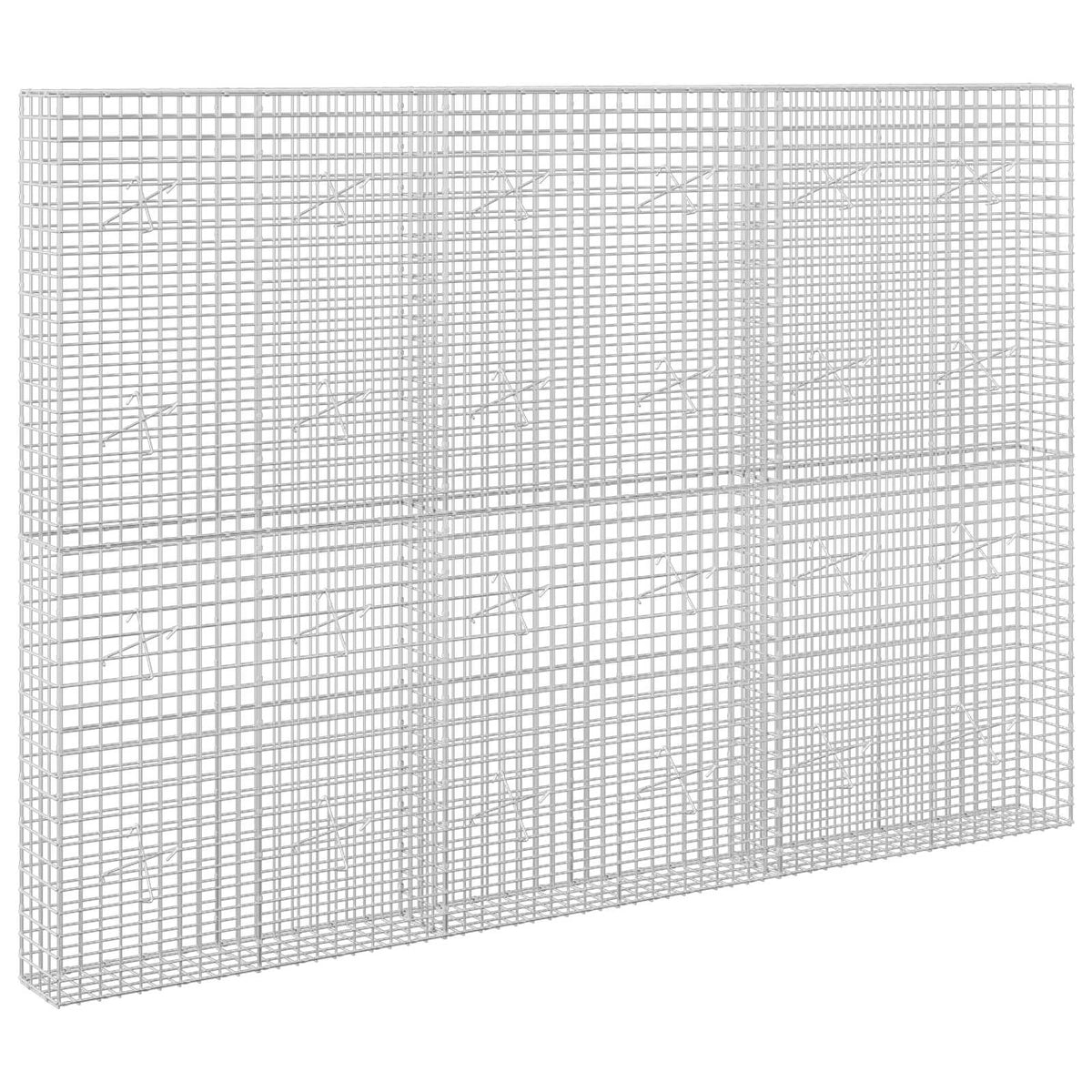 Γκαμπιόν με Σύρμα 3,5 mm και Πλέγμα 5x5 cm 300x20x200 εκ - Pakobazaar