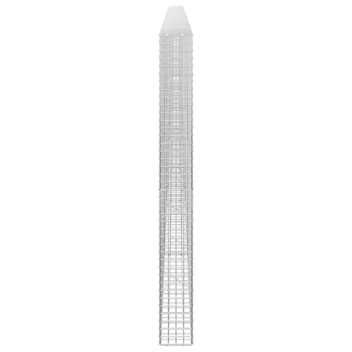 Γκαμπιόν με Σύρμα 3,5 mm και Πλέγμα 5x5 cm 450x20x200 εκ - Pakobazaar