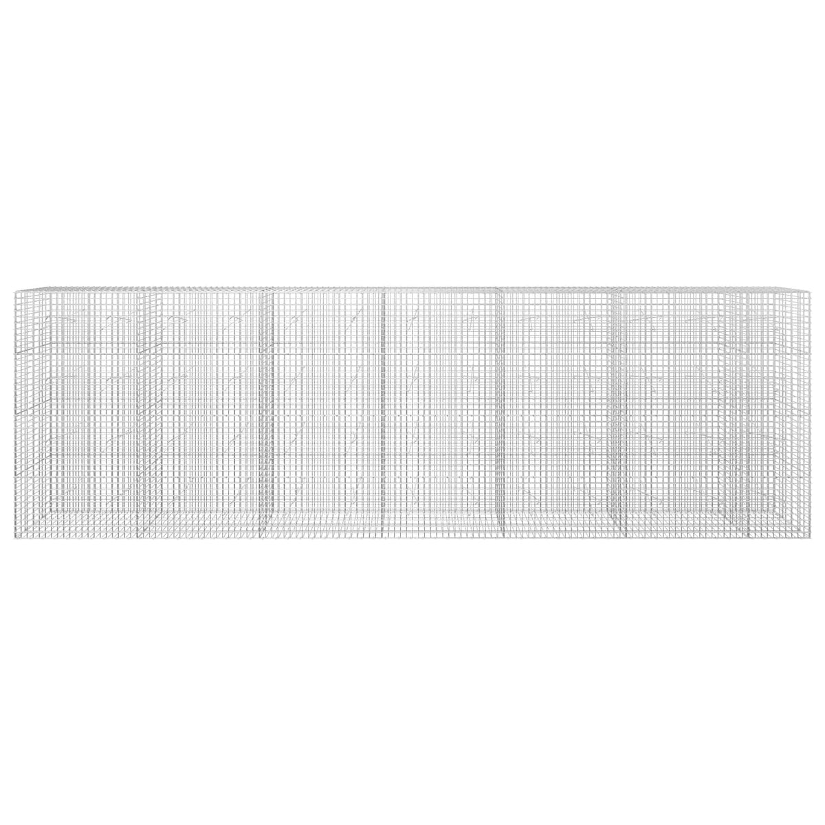 Γκαμπιόν με Σύρμα 3,5 mm και Πλέγμα 5x5 cm 650x20x200 εκ - Pakobazaar