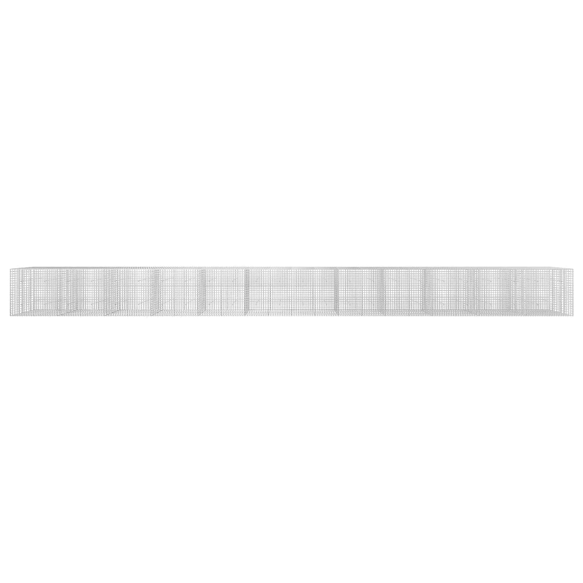 Γκαμπιόν με Σύρμα 3,5 mm και Πλέγμα 5x5 cm 1200x30x100 εκ - Pakobazaar