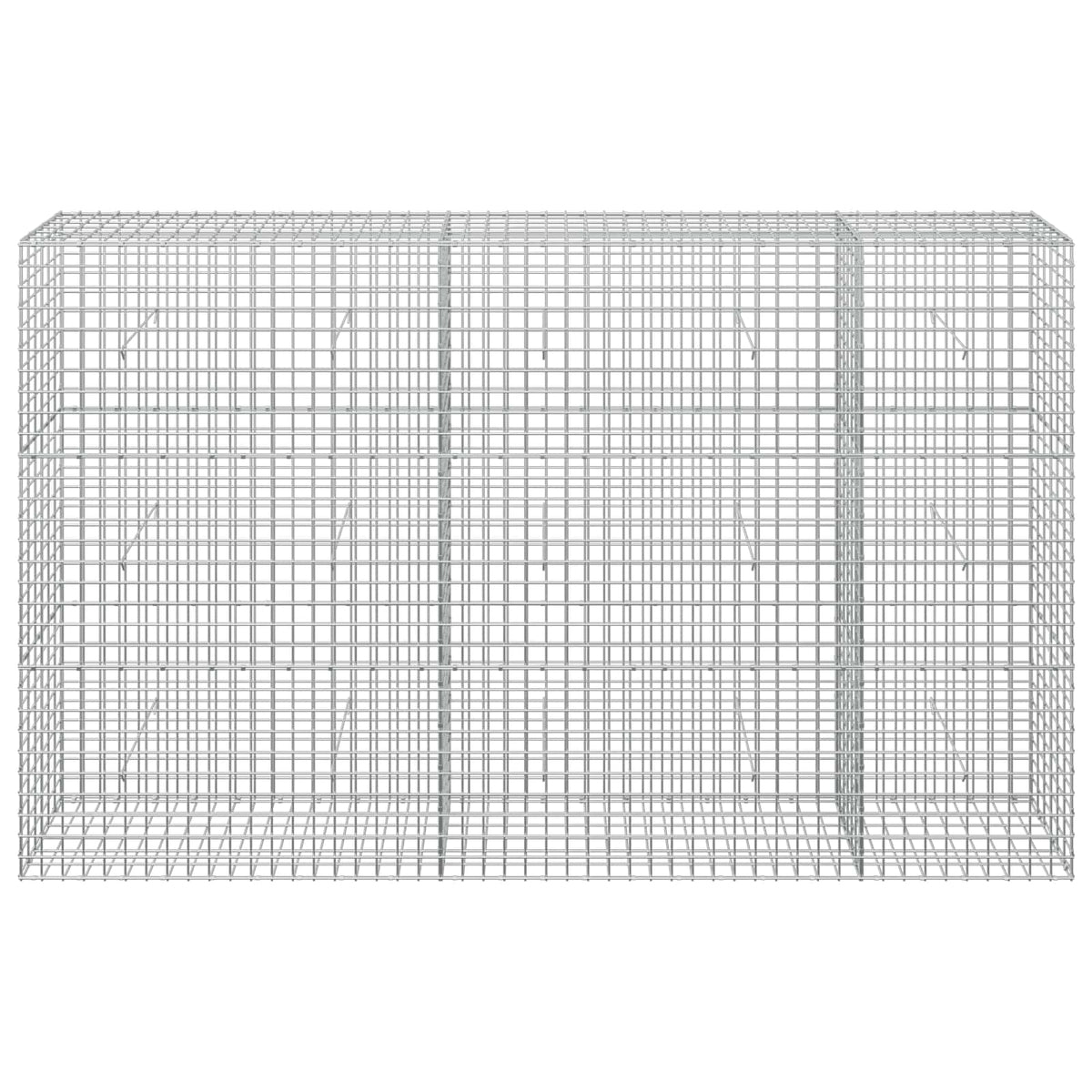 Γκαμπιόν με Σύρμα 3,5 mm και Πλέγμα 5x5 cm 250x30x150 εκ - Pakobazaar