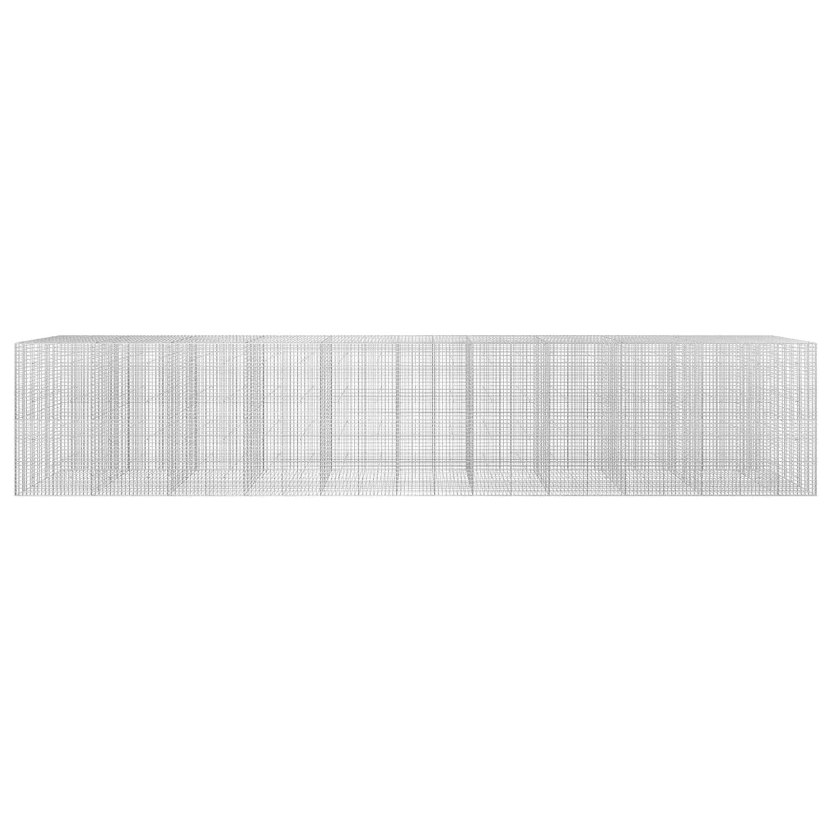 Γκαμπιόν με Σύρμα 3,5 mm και Πλέγμα 5x5 cm 1050x30x200 εκ - Pakobazaar