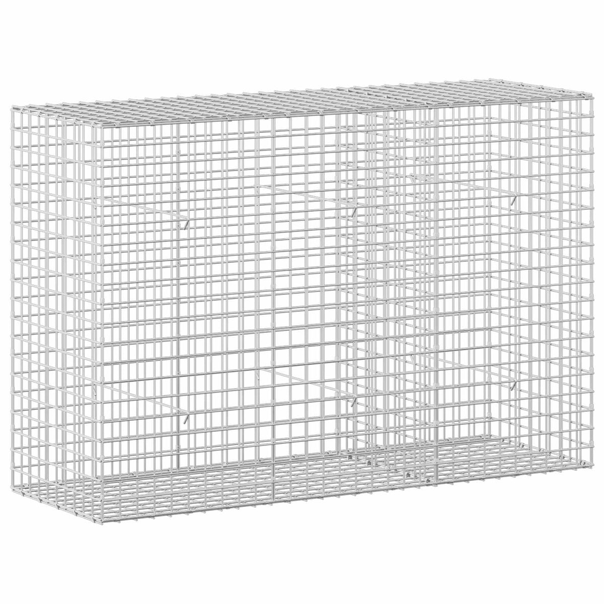 Γκαμπιόν με Σύρμα 3,5 mm και Πλέγμα 5x5 cm 150x50x100 εκ. - Pakobazaar