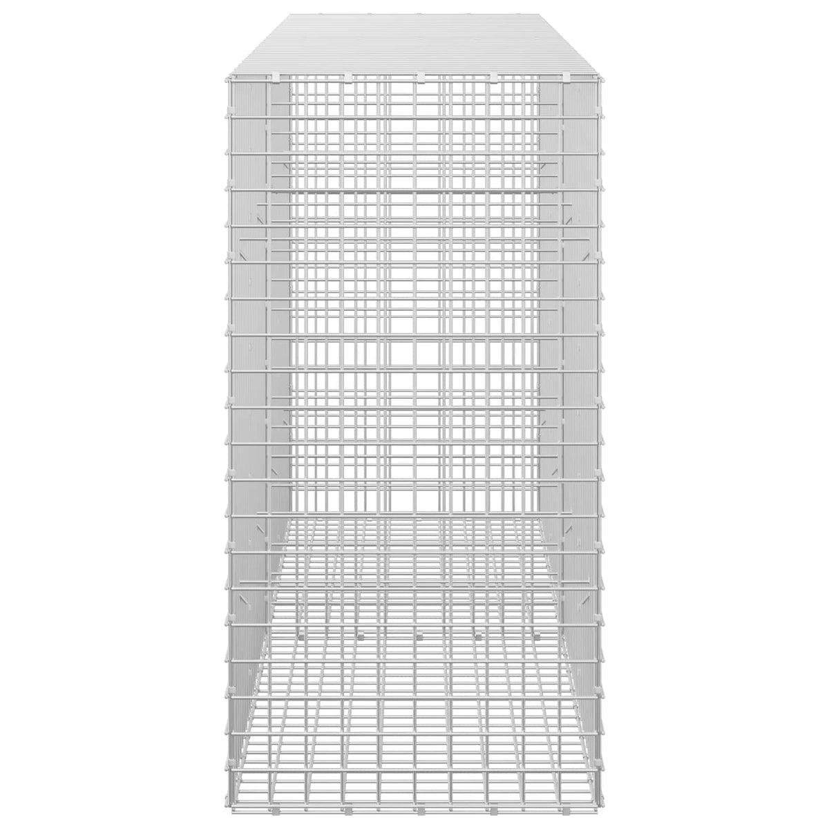Γκαμπιόν με Σύρμα 3,5 mm και Πλέγμα 5x5 cm 200x50x100 εκ - Pakobazaar