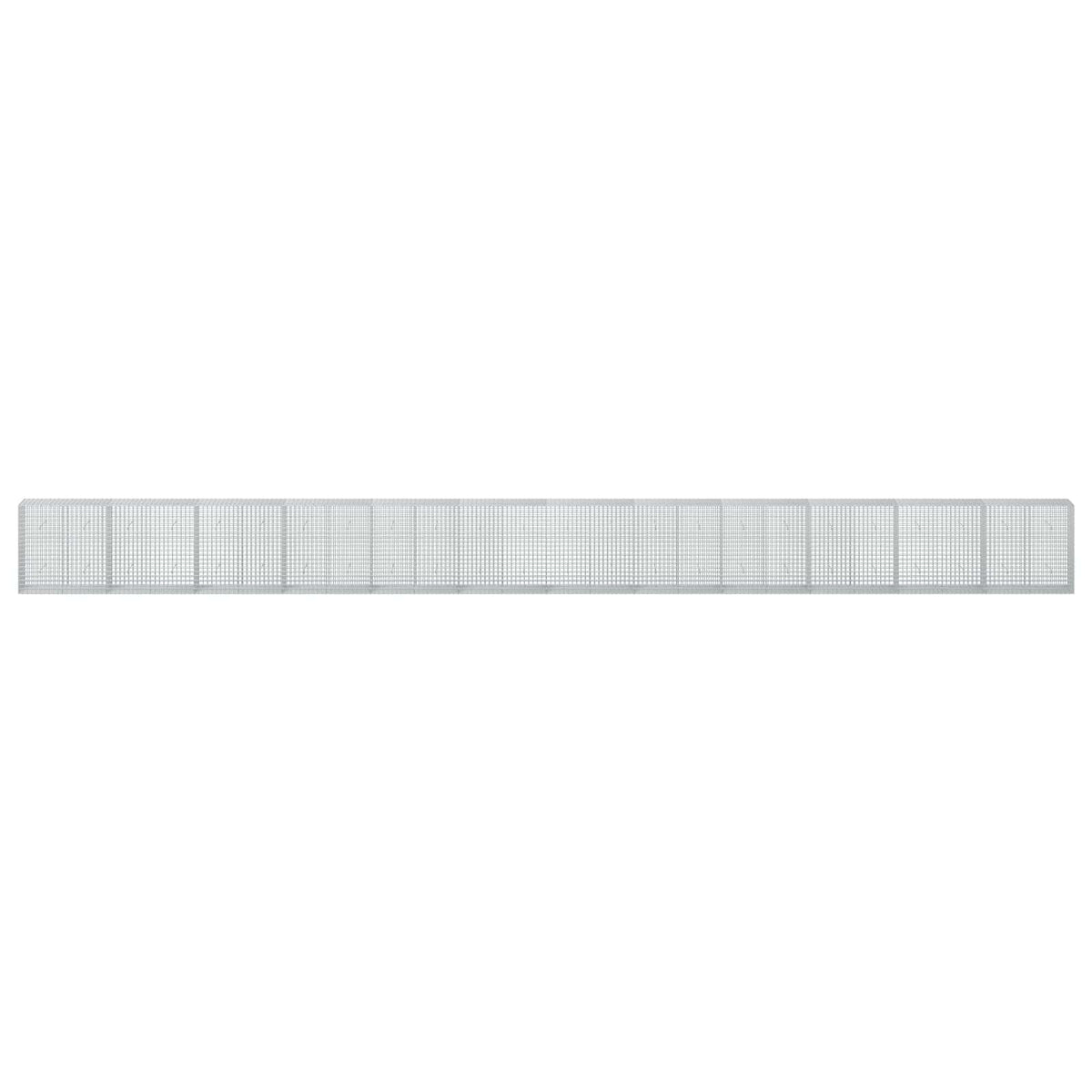 Γκαμπιόν με Σύρμα 3,5 mm και Πλέγμα 5x5 cm 1200x50x100 εκ - Pakobazaar