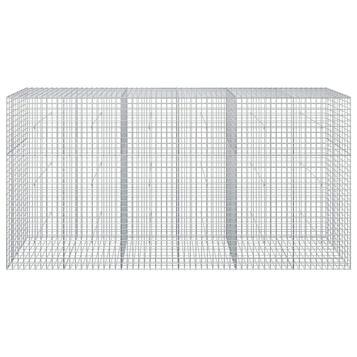 Γκαμπιόν με Σύρμα 3,5 mm και Πλέγμα 5x5 cm 300x50x150 εκ. - Pakobazaar