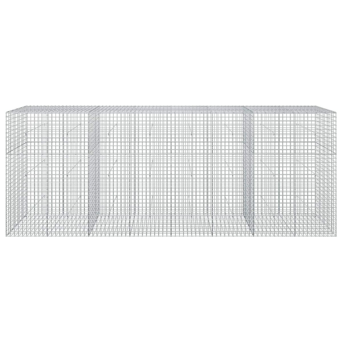 Γκαμπιόν με Σύρμα 3,5 mm και Πλέγμα 5x5 cm 400x50x150 εκ - Pakobazaar