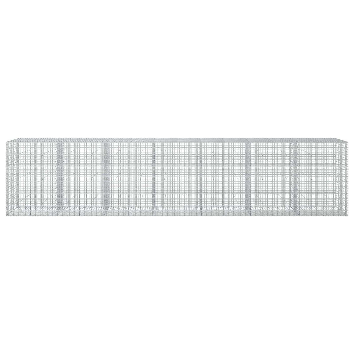 Γκαμπιόν με Σύρμα 3,5 mm και Πλέγμα 5x5 cm 700x50x150 εκ. - Pakobazaar