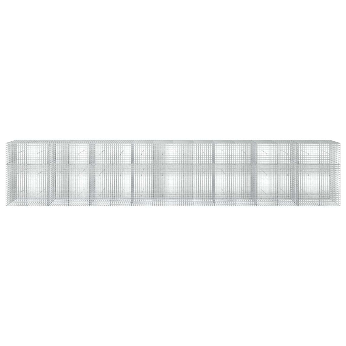 Γκαμπιόν με Σύρμα 3,5 mm και Πλέγμα 5x5 cm 800x50x150 εκ. - Pakobazaar