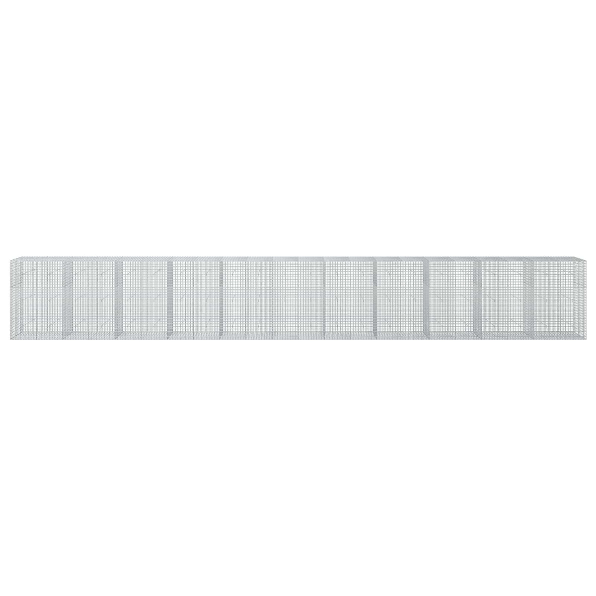 Γκαμπιόν με Σύρμα 3,5 mm και Πλέγμα 5x5 cm 1100x50x150 εκ - Pakobazaar