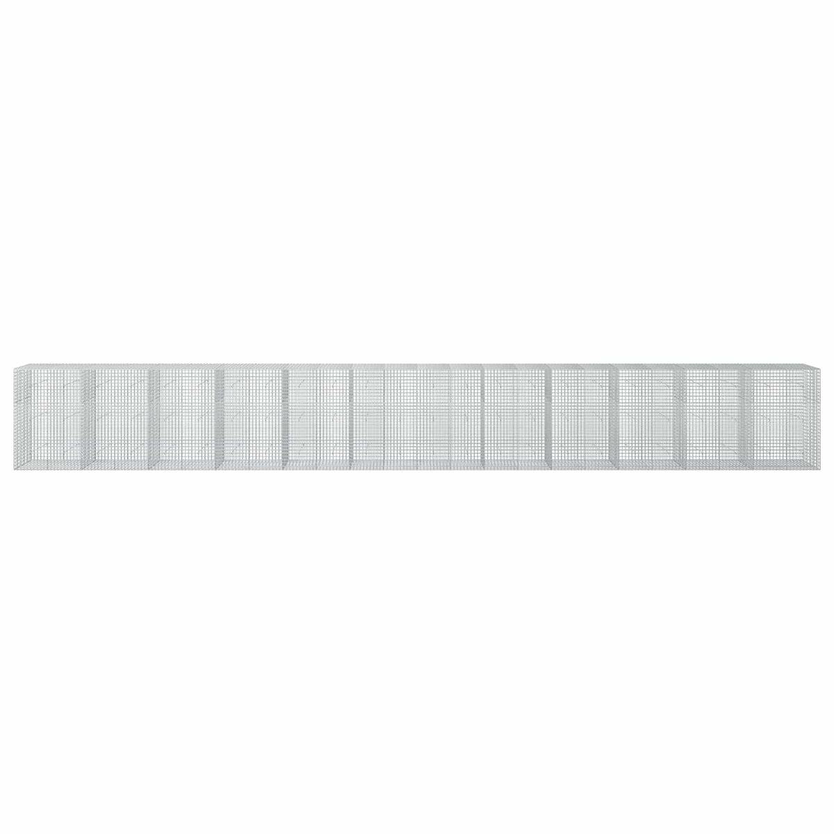 Γκαμπιόν με Σύρμα 3,5 mm και Πλέγμα 5x5 cm 1200x50x150 εκ.