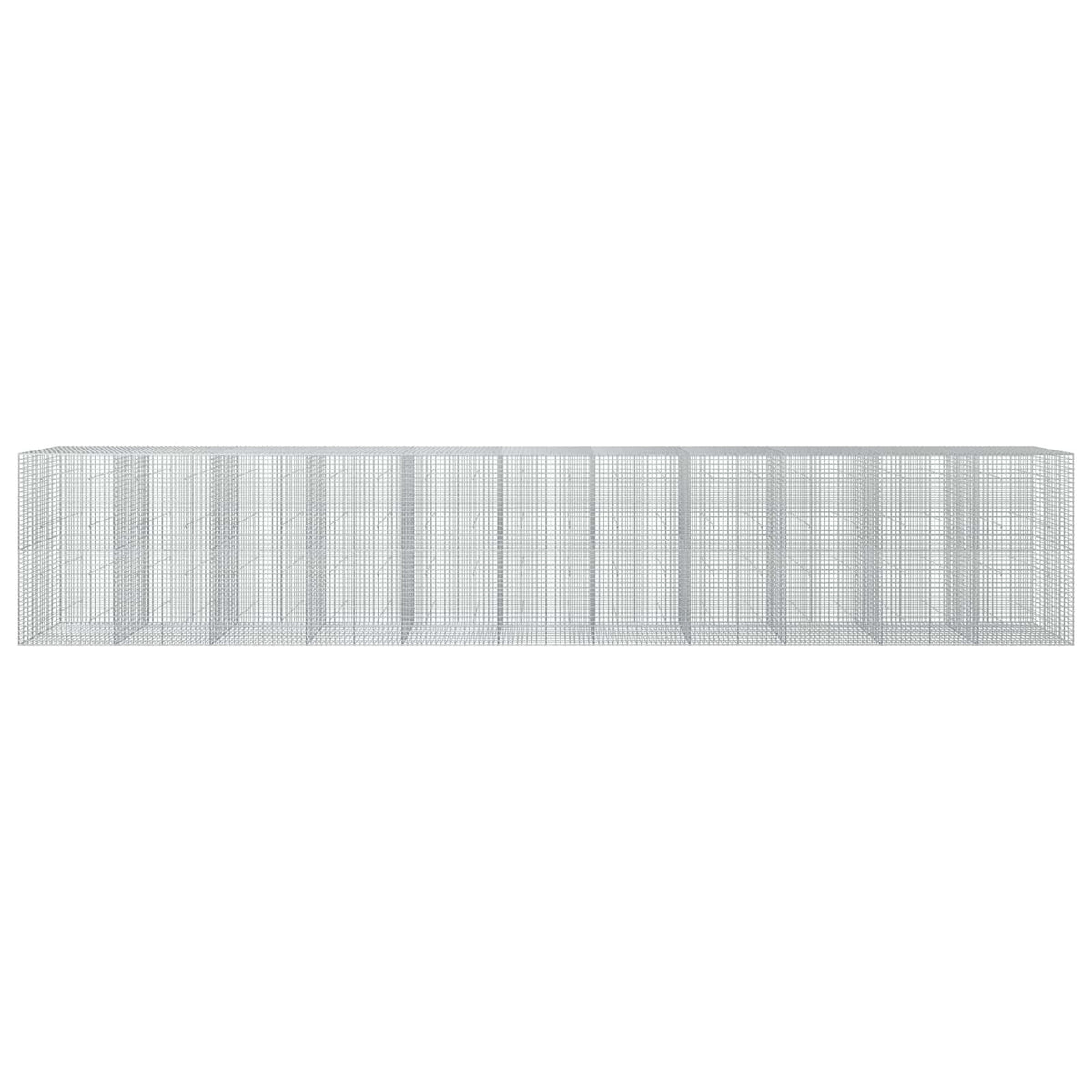Γκαμπιόν με Σύρμα 3,5 mm και Πλέγμα 5x5 cm 1100x50x200 εκ - Pakobazaar