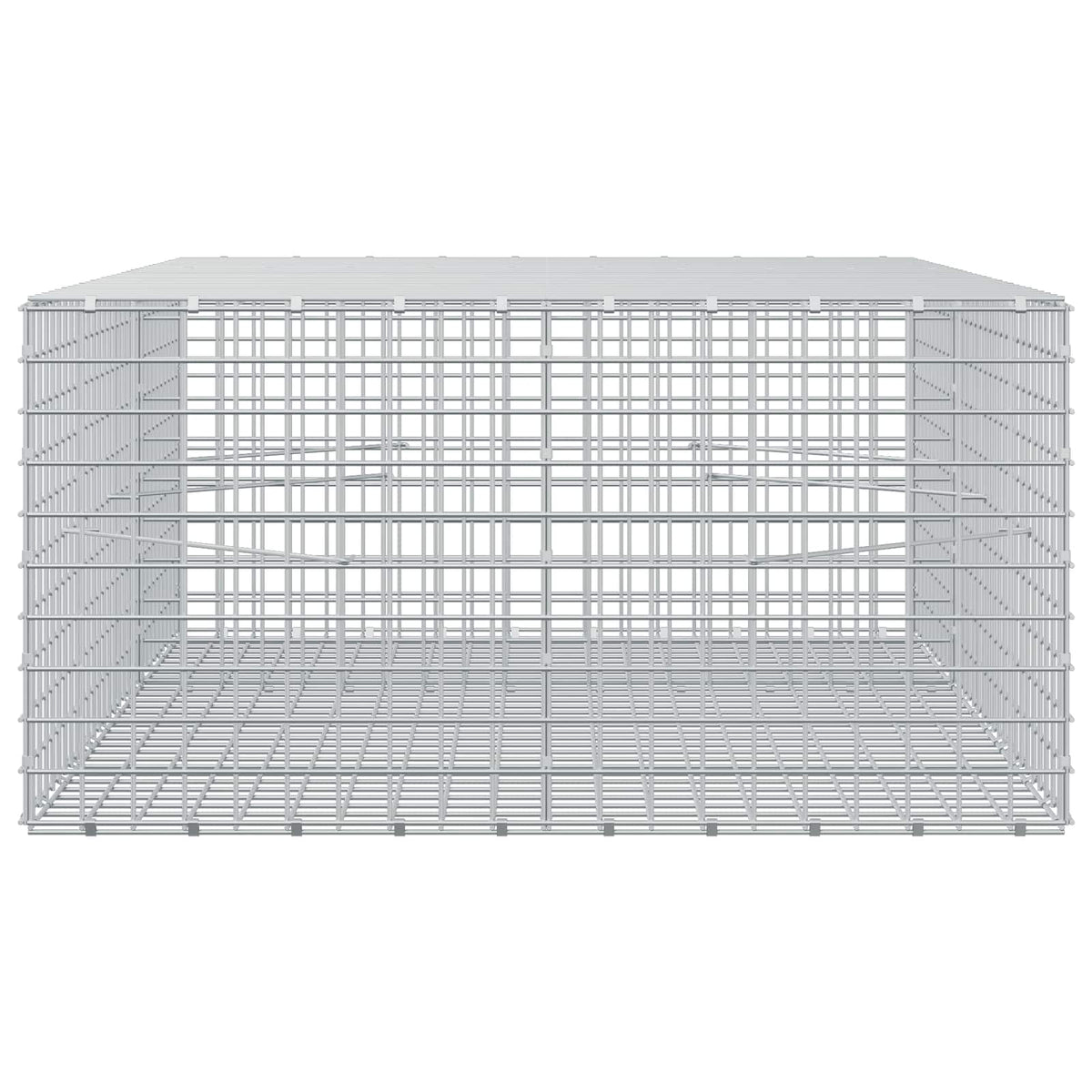 Γκαμπιόν με Σύρμα 3,5 mm και Πλέγμα 5x5 cm 150x100x50 εκ - Pakobazaar
