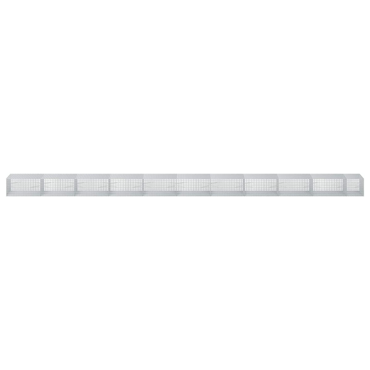 Γκαμπιόν με Σύρμα 3,5 mm και Πλέγμα 5x5 cm 1050x100x50 εκ. - Pakobazaar