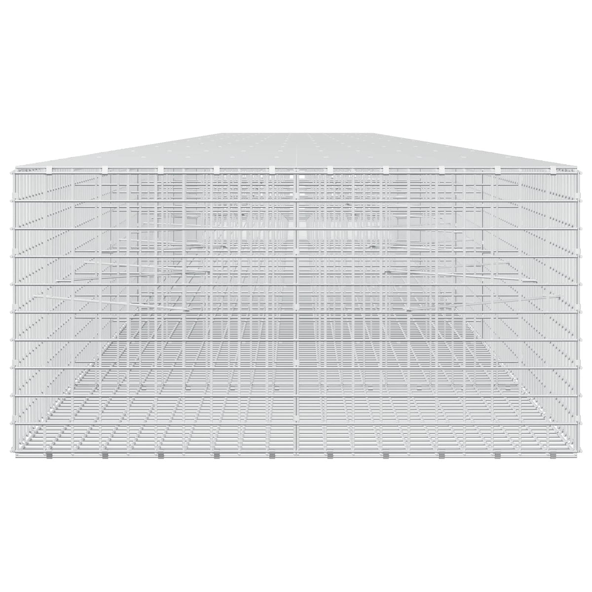 Γκαμπιόν με Σύρμα 3,5 mm και Πλέγμα 5x5 cm 1050x100x50 εκ. - Pakobazaar