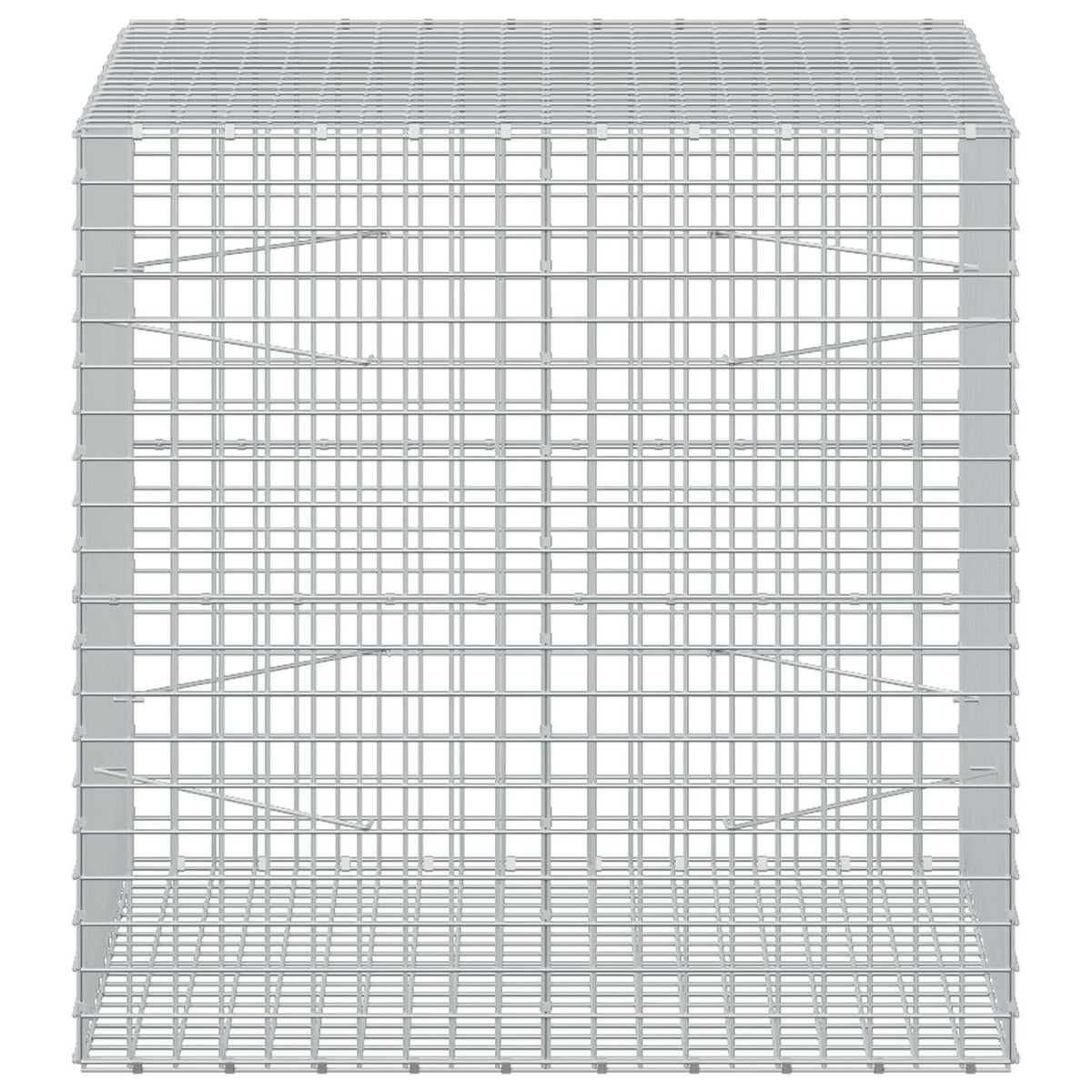 Γκαμπιόν με Σύρμα 3,5 mm και Πλέγμα 5x5 cm 100x100x100 εκ. - Pakobazaar