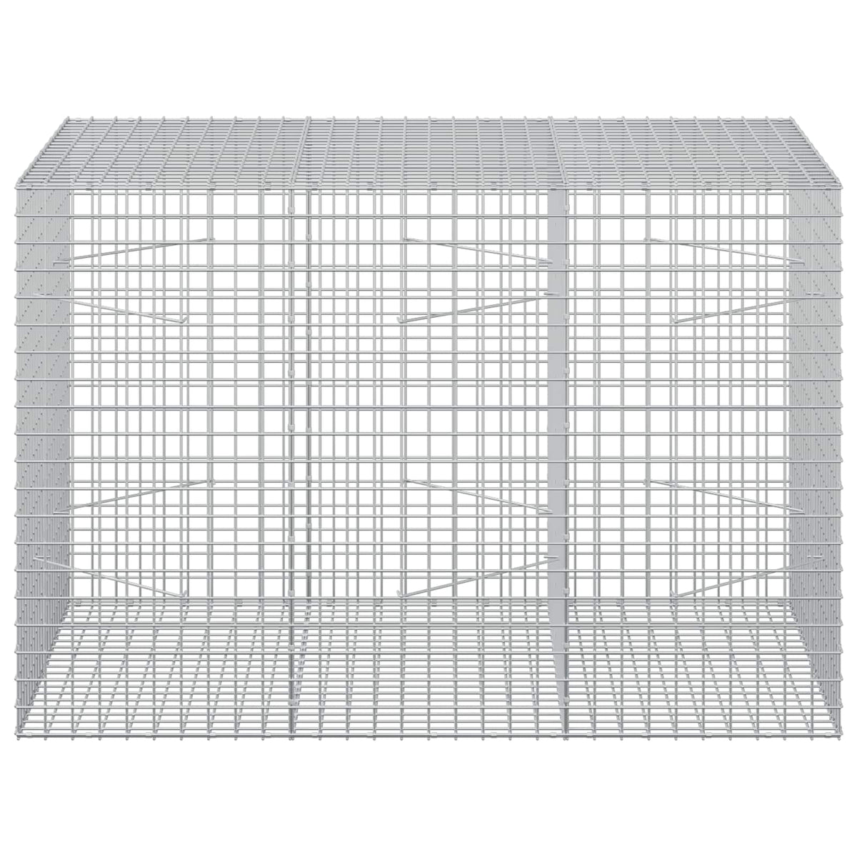 Γκαμπιόν με Σύρμα 3,5 mm και Πλέγμα 5x5 cm 150x100x100 εκ. - Pakobazaar