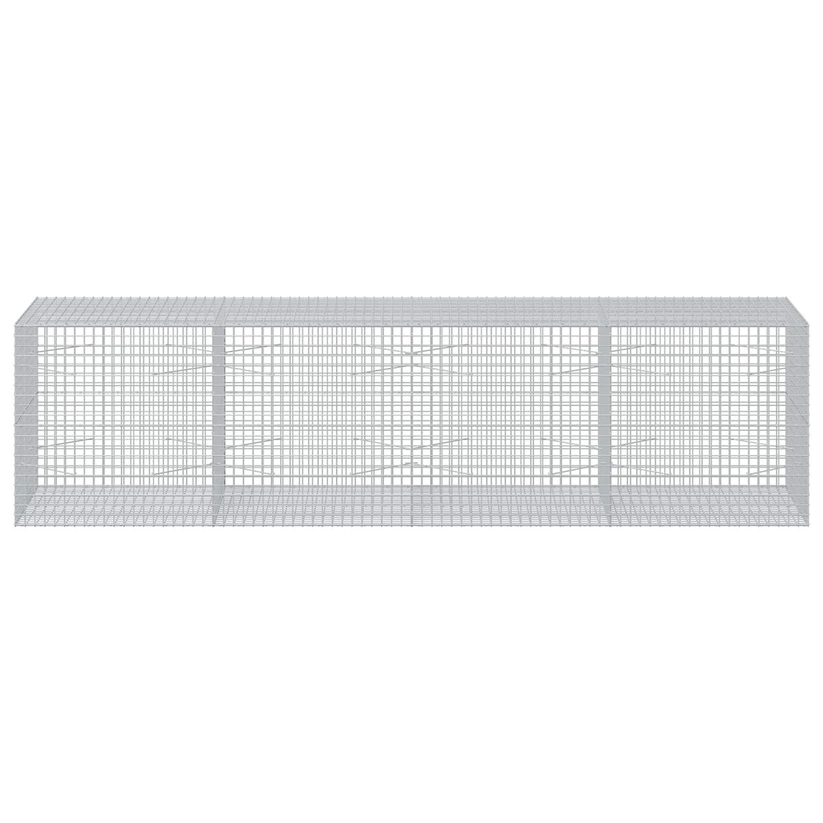 Γκαμπιόν με Σύρμα 3,5 mm και Πλέγμα 5x5 cm 400x100x100 εκ - Pakobazaar