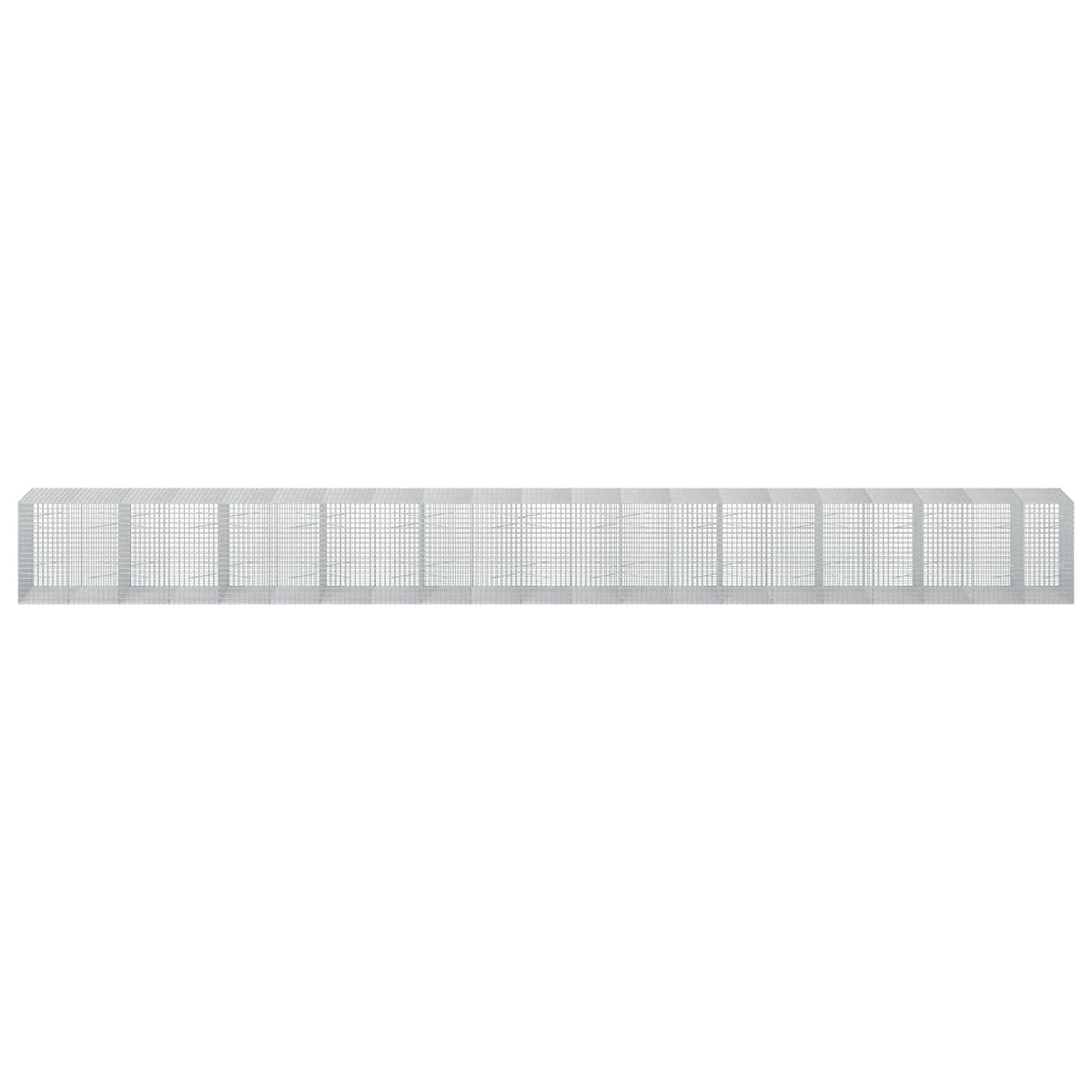 Γκαμπιόν με Σύρμα 3,5 mm και Πλέγμα 5x5 cm 1050x100x100 εκ - Pakobazaar