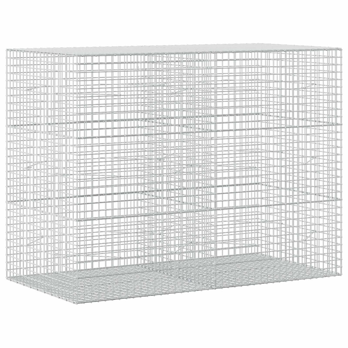 Γκαμπιόν με Σύρμα 3,5 mm και Πλέγμα 5x5 cm 200x100x150 εκ. - Pakobazaar