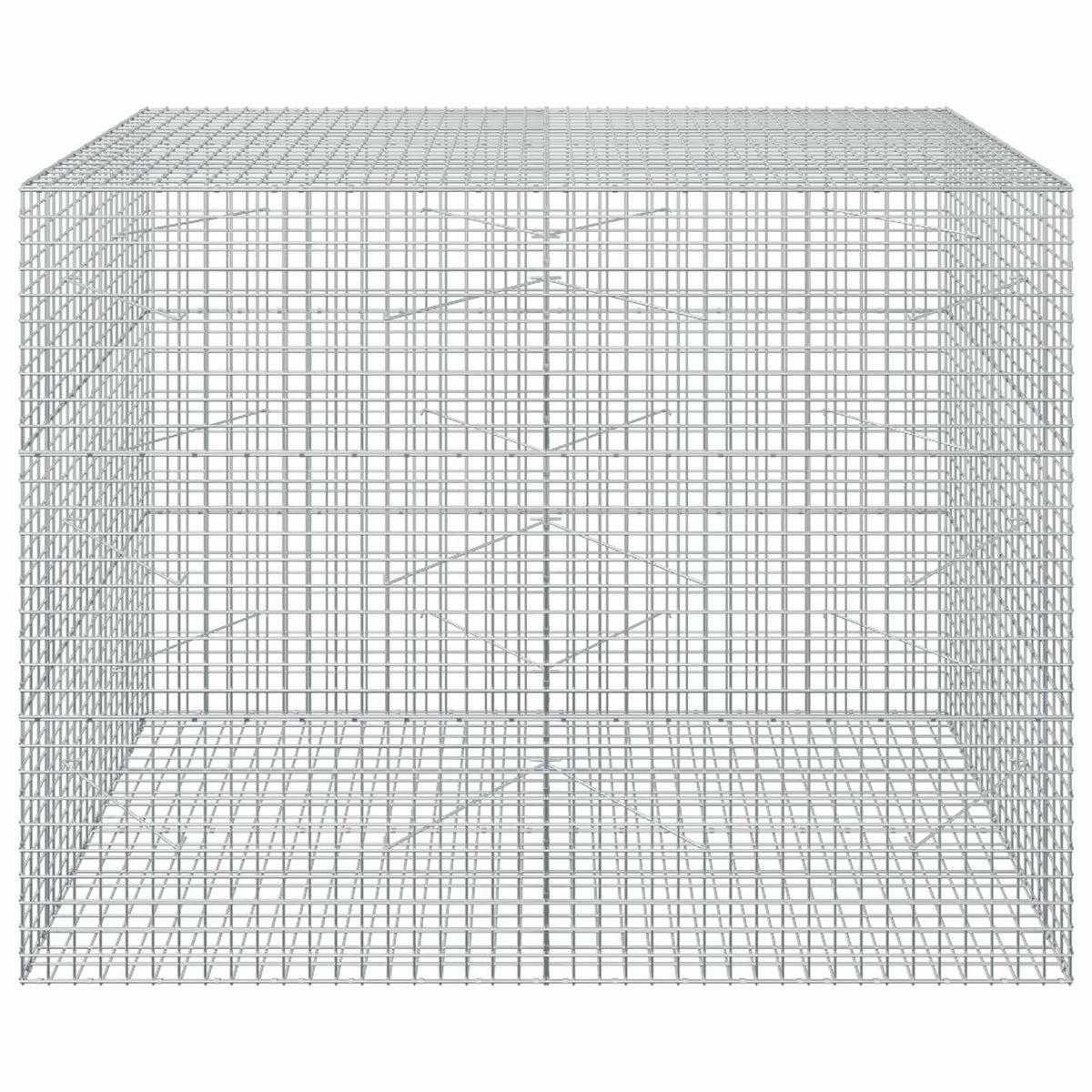 Γκαμπιόν με Σύρμα 3,5 mm και Πλέγμα 5x5 cm 200x100x150 εκ. - Pakobazaar