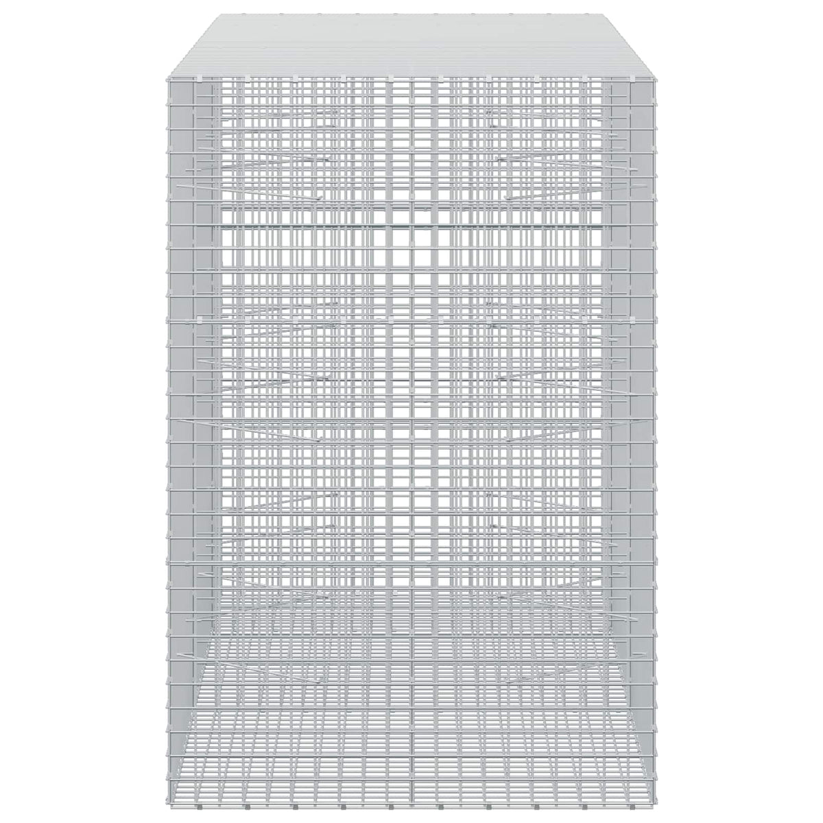 Γκαμπιόν με Σύρμα 3,5 mm και Πλέγμα 5x5 cm 250x100x150 εκ. - Pakobazaar