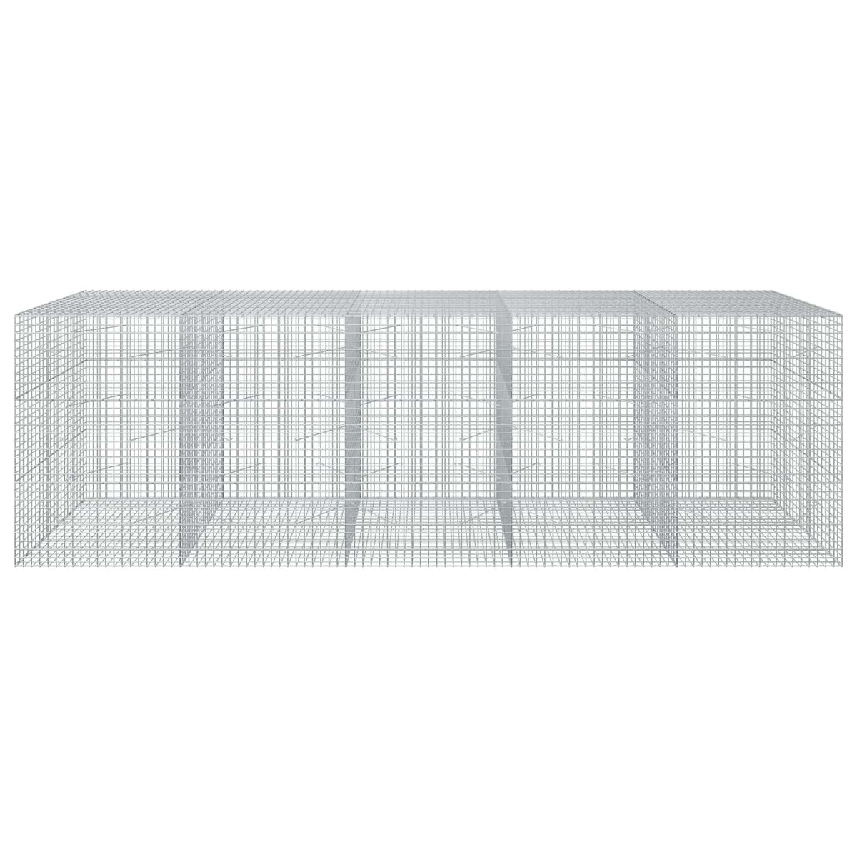 Γκαμπιόν με Σύρμα 3,5 mm και Πλέγμα 5x5 cm 500x100x150 εκ. - Pakobazaar