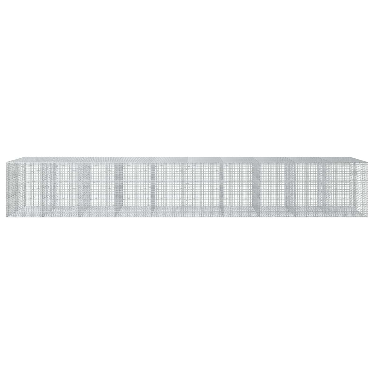 Γκαμπιόν με Σύρμα 3,5 mm και Πλέγμα 5x5 cm 1000x100x150 εκ. - Pakobazaar