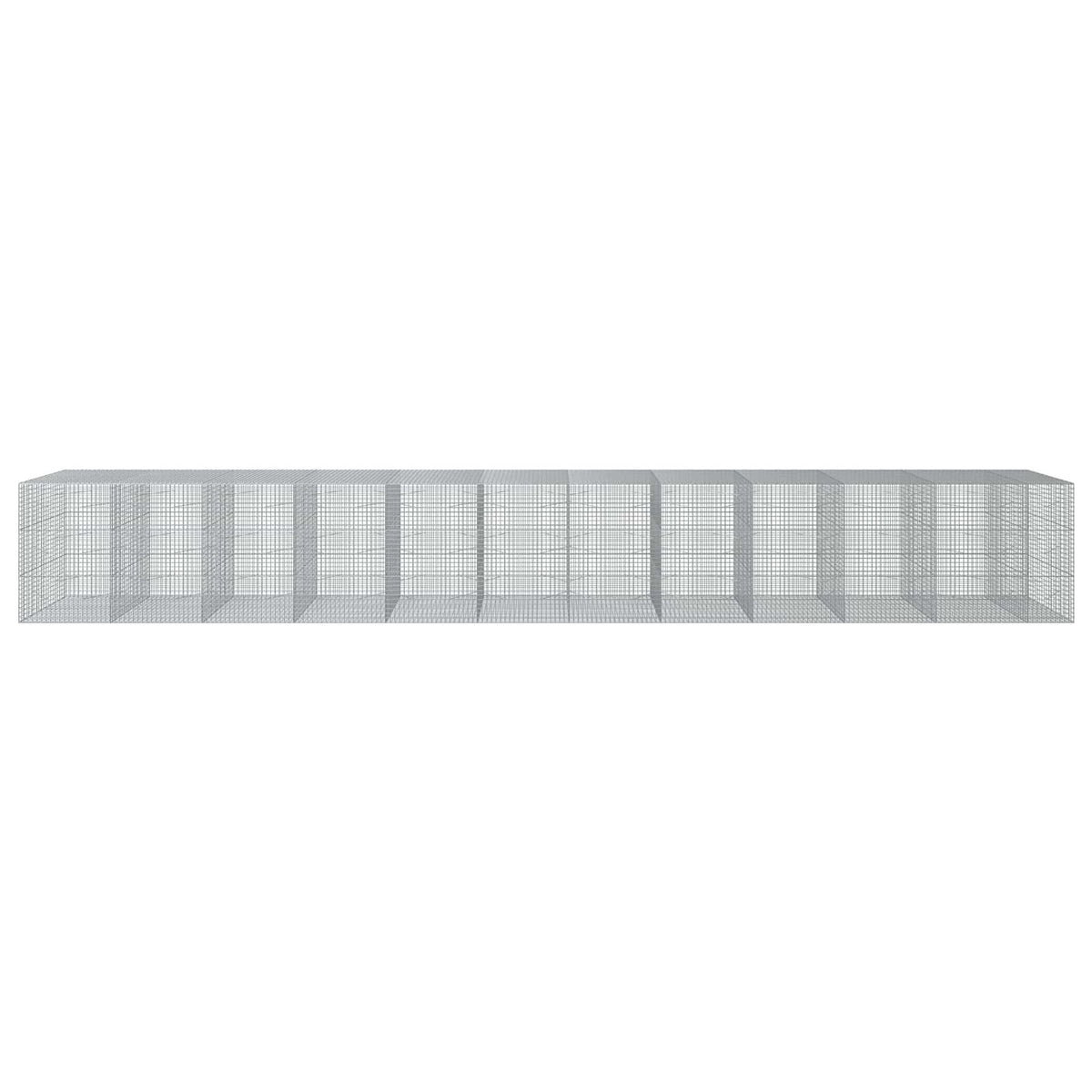 Γκαμπιόν με Σύρμα 3,5 mm και Πλέγμα 5x5 cm 1150x100x150 εκ. - Pakobazaar