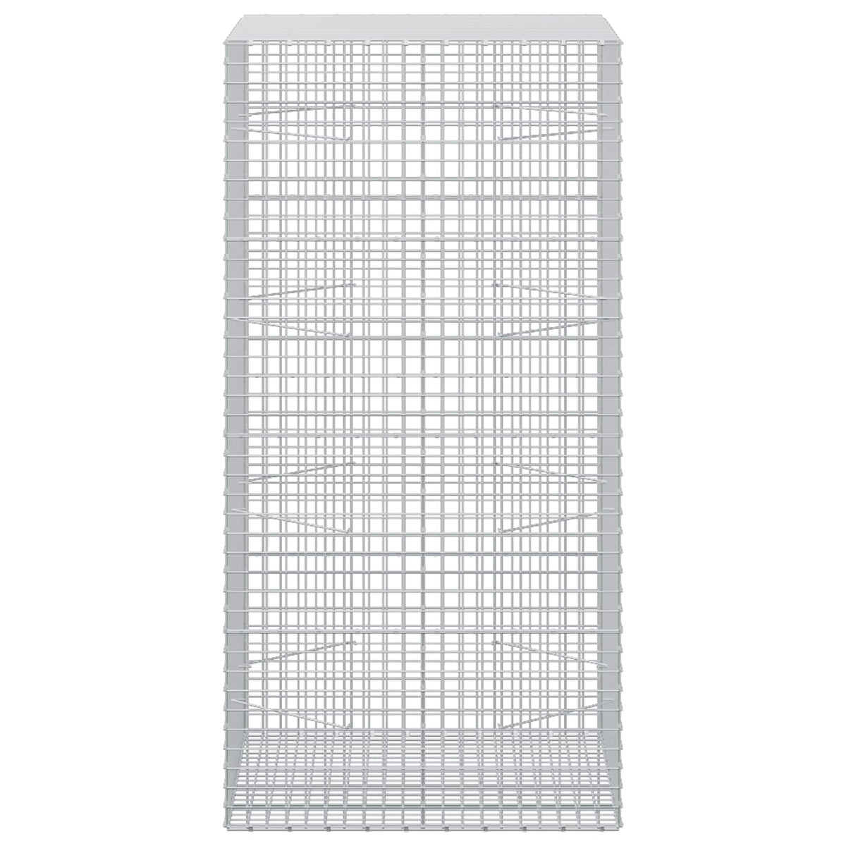 Γκαμπιόν με Σύρμα 3,5 mm και Πλέγμα 5x5 cm 100x100x200 εκ - Pakobazaar