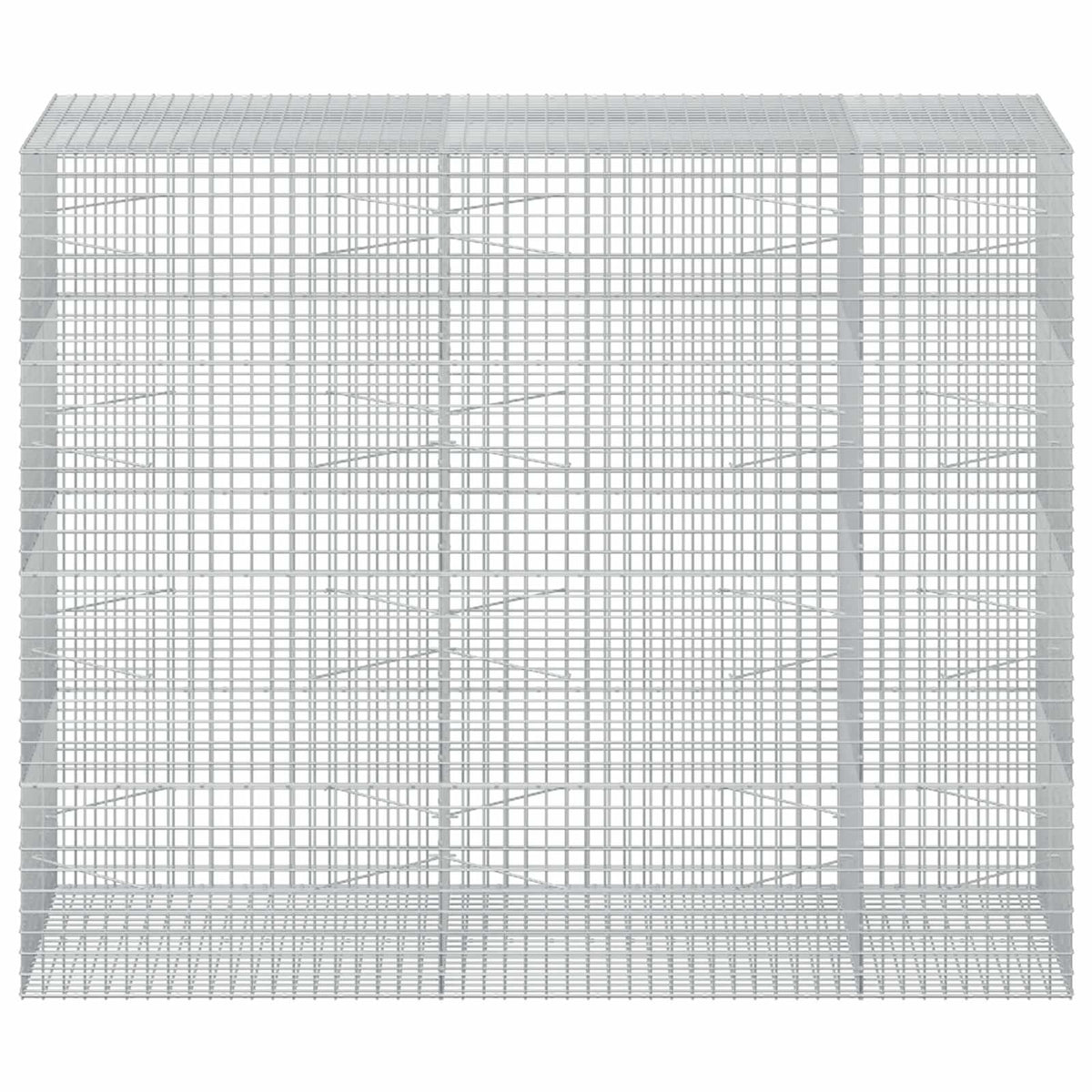 Γκαμπιόν με Σύρμα 3,5 mm και Πλέγμα 5x5 cm 250x100x200 εκ.