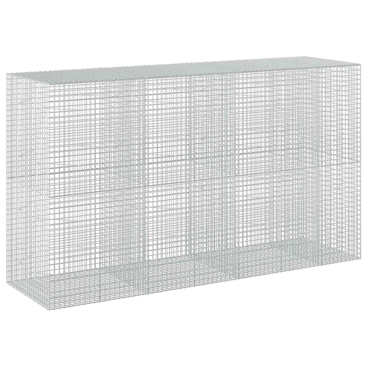 Γκαμπιόν με Σύρμα 3,5 mm και Πλέγμα 5x5 cm 350x100x200 εκ. - Pakobazaar