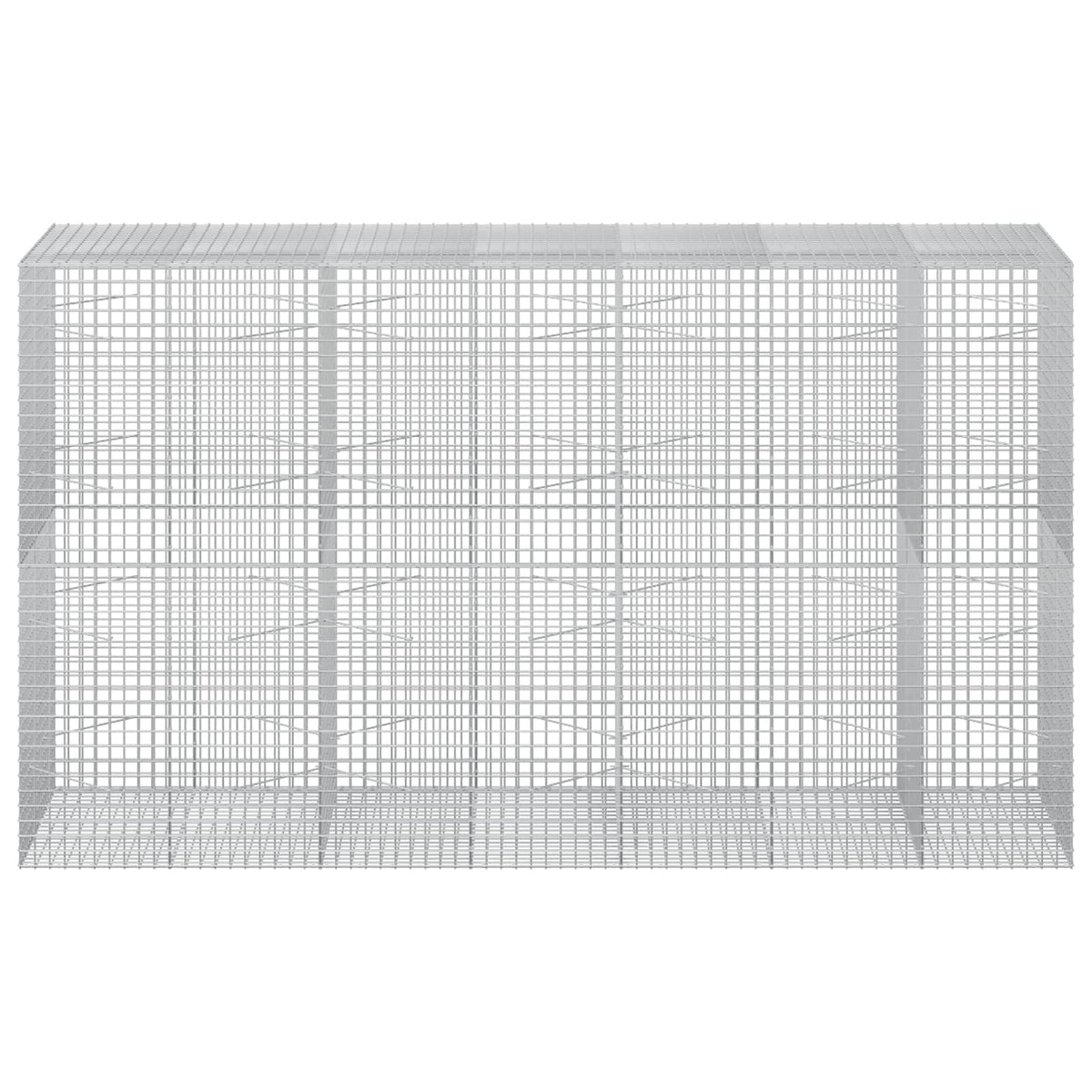 Γκαμπιόν με Σύρμα 3,5 mm και Πλέγμα 5x5 cm 350x100x200 εκ. - Pakobazaar