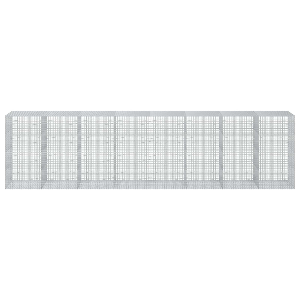 Γκαμπιόν με Σύρμα 3,5 mm και Πλέγμα 5x5 cm 800x100x200 εκ - Pakobazaar