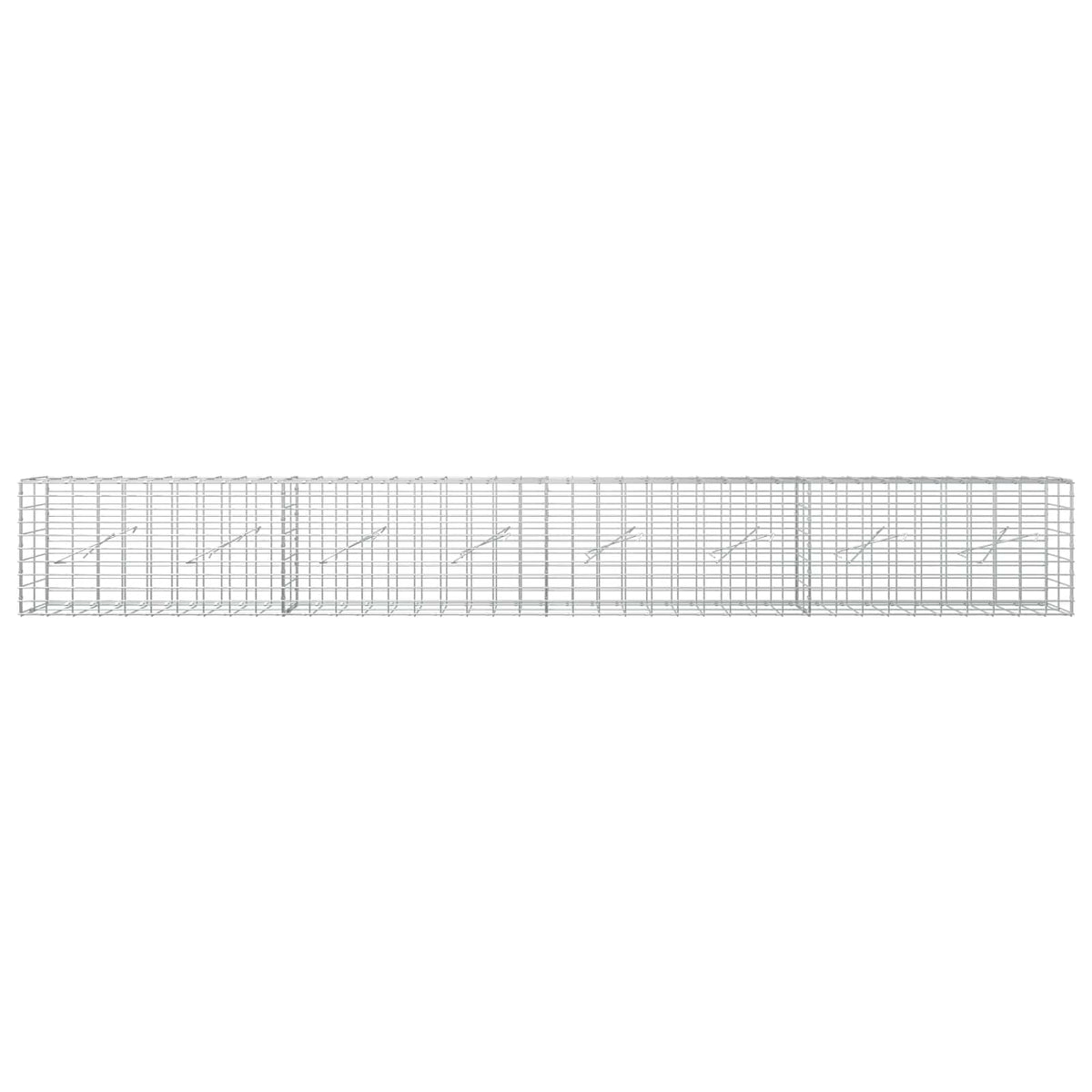 Γκαμπιόν με σύρμα 3,5 mm και πλέγμα 5x10 cm 400x10x50 εκ
