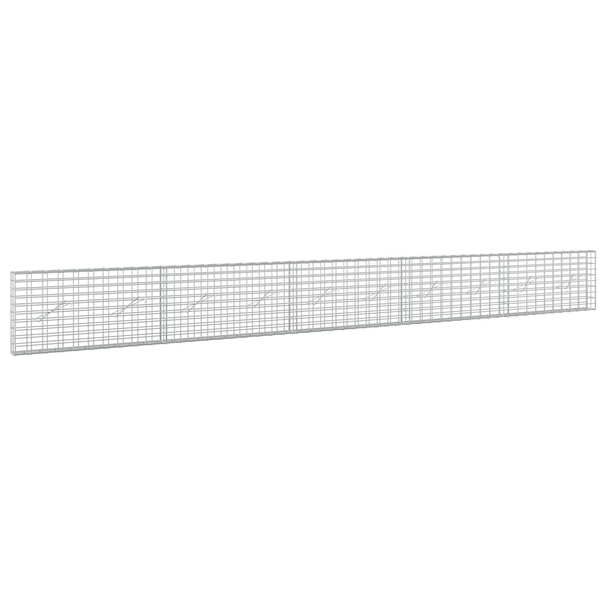 Γκαμπιόν με σύρμα 3,5 mm και πλέγμα 5x10 cm 500x10x50 εκ