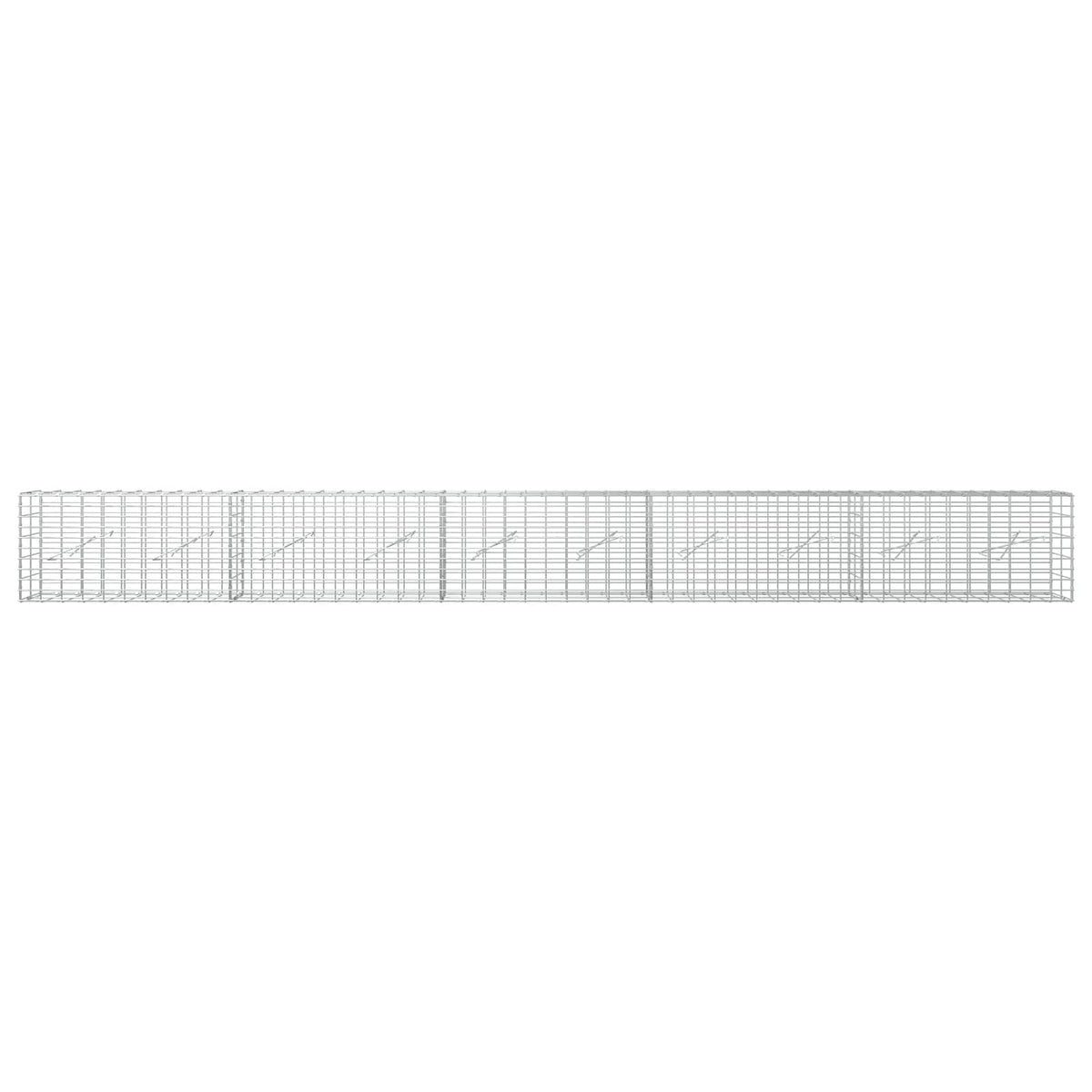 Γκαμπιόν με σύρμα 3,5 mm και πλέγμα 5x10 cm 500x10x50 εκ