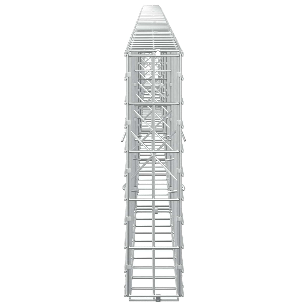 Γκαμπιόν με σύρμα 3,5 mm και πλέγμα 5x10 cm 600x10x50 εκ - Pakobazaar