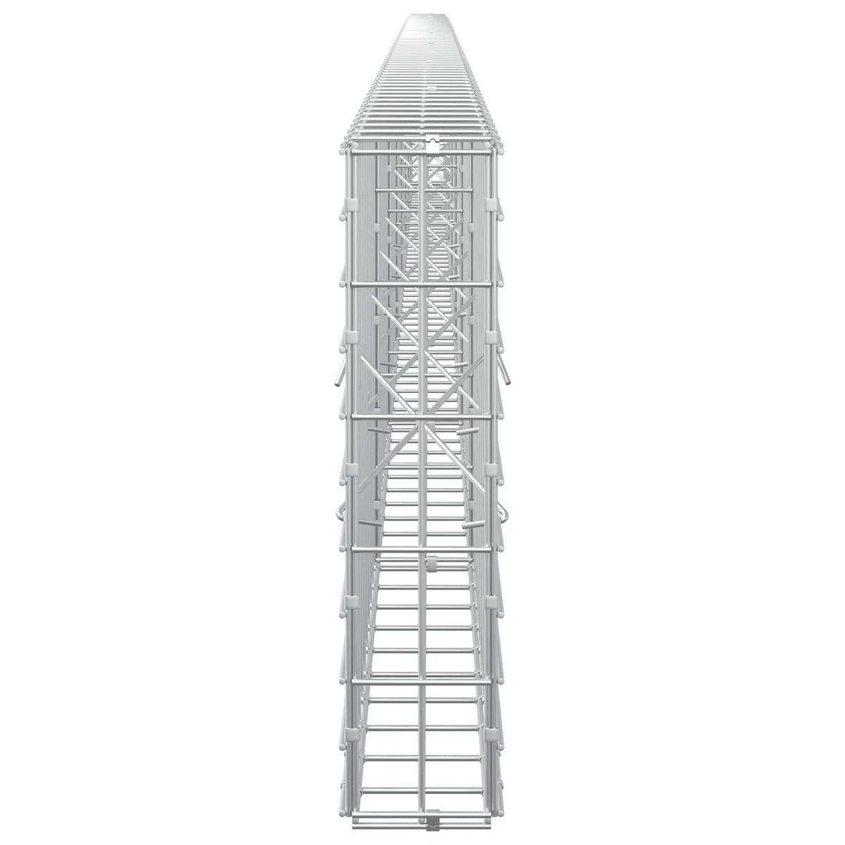 Γκαμπιόν με σύρμα 3,5 mm και πλέγμα 5x10 cm 700x10x50 εκ. - Pakobazaar