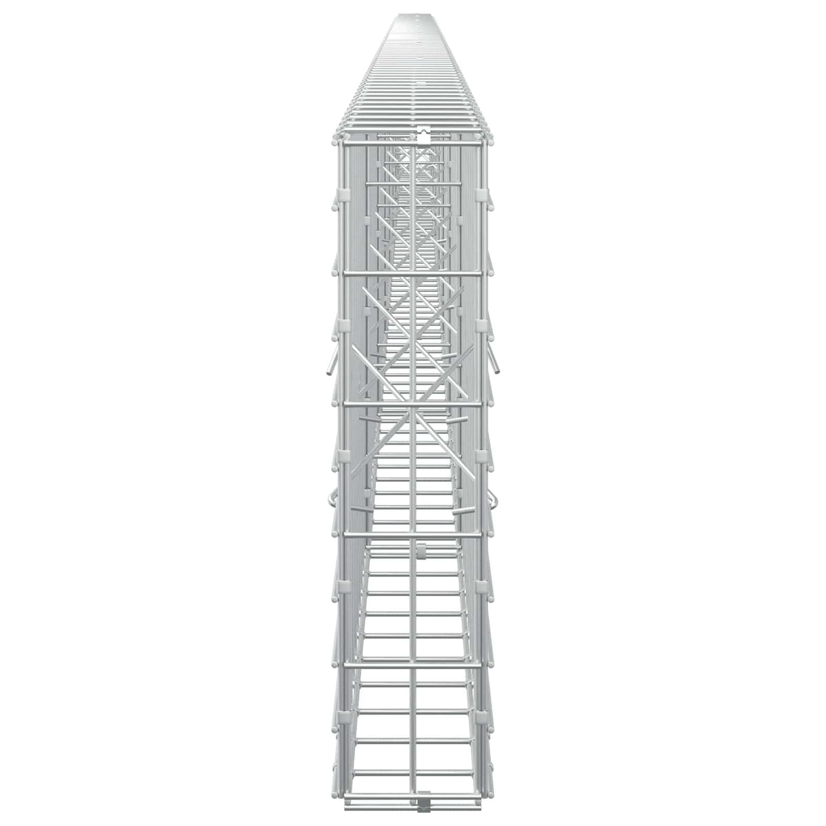 Γκαμπιόν με σύρμα 3,5 mm και πλέγμα 5x10 cm 750x10x50 εκ. - Pakobazaar