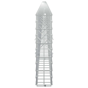 Γκαμπιόν με σύρμα 3,5 mm και πλέγμα 5x10 cm 750x10x50 εκ. - Pakobazaar