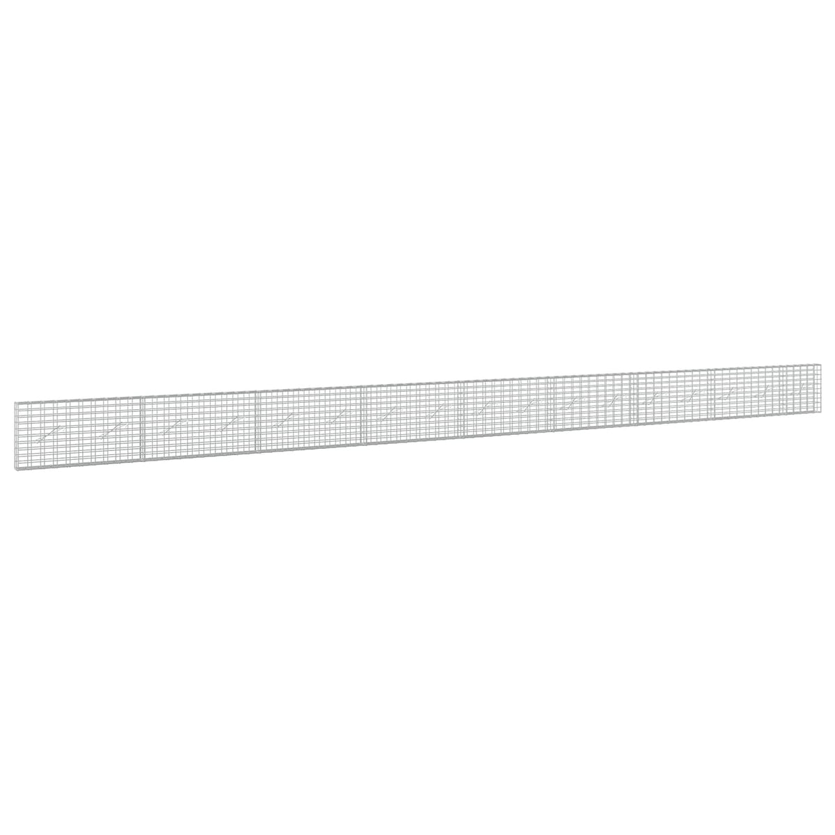 Γκαμπιόν με σύρμα 3,5 mm και πλέγμα 5x10 cm 850x10x50 εκ - Pakobazaar
