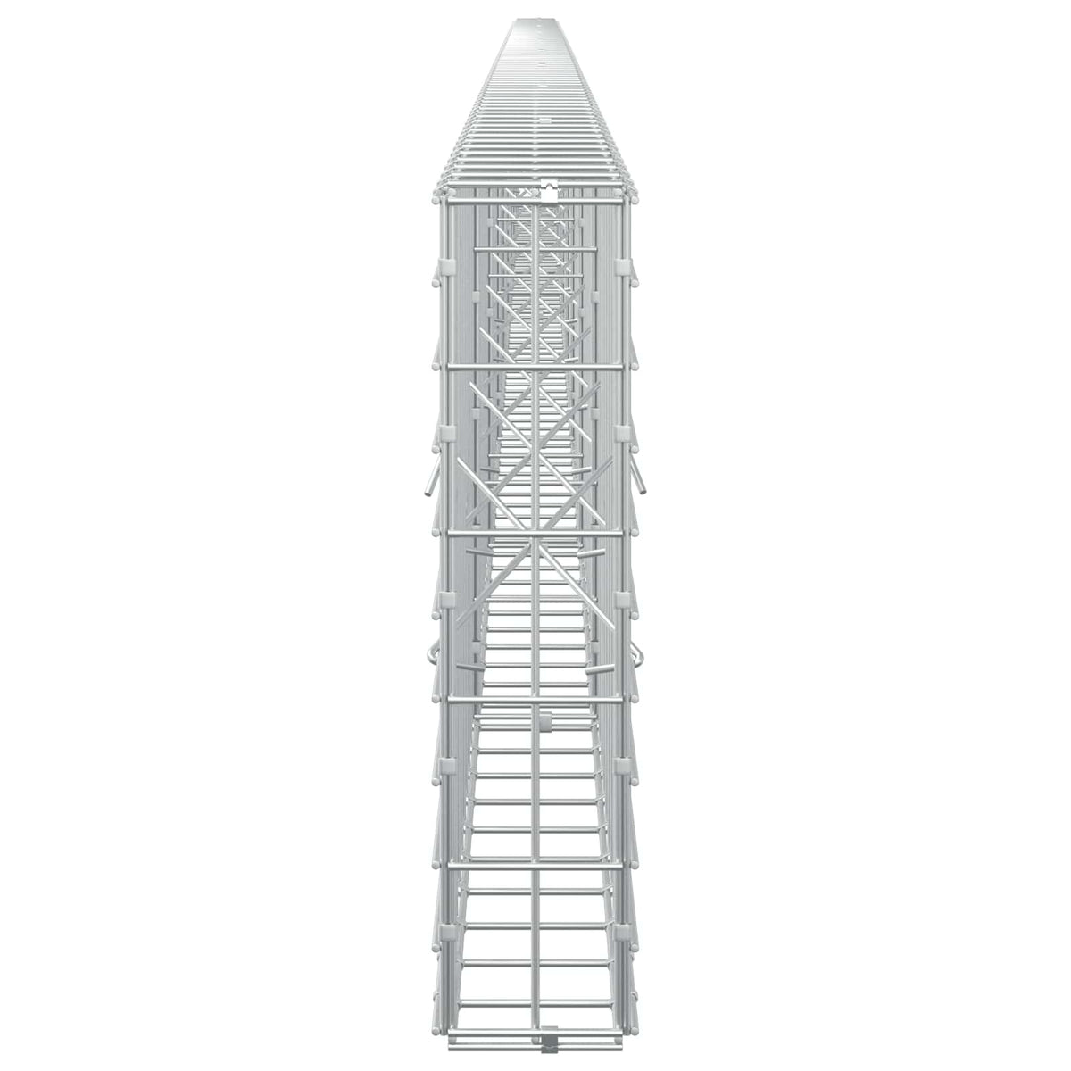 Γκαμπιόν με σύρμα 3,5 mm και πλέγμα 5x10 cm 850x10x50 εκ - Pakobazaar