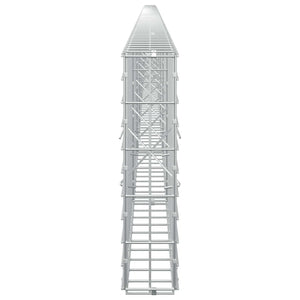 Γκαμπιόν με σύρμα 3,5 mm και πλέγμα 5x10 cm 850x10x50 εκ - Pakobazaar