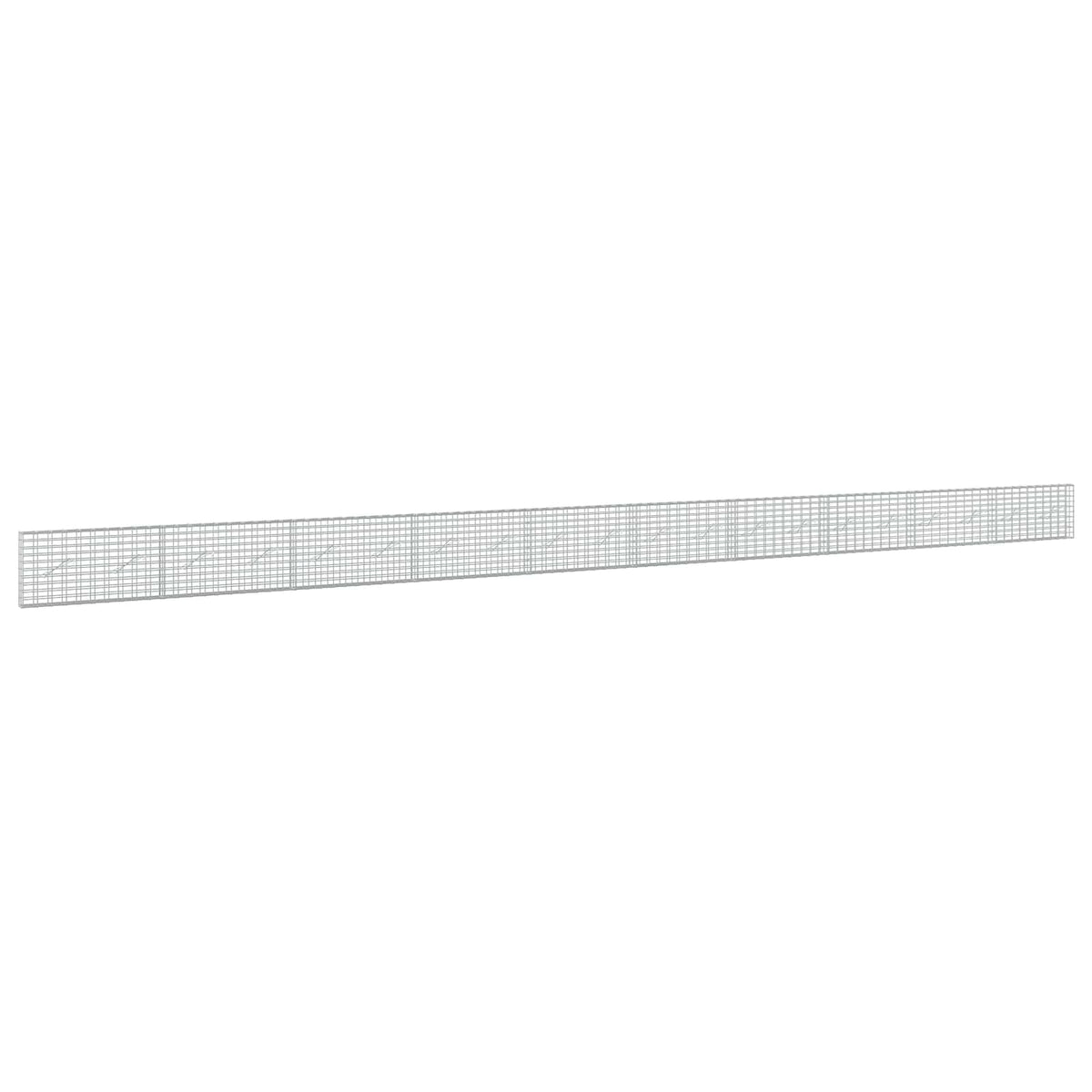 Γκαμπιόν με σύρμα 3,5 mm και πλέγμα 5x10 cm 1000x10x50 εκ - Pakobazaar