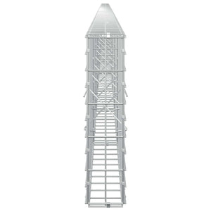 Γκαμπιόν με σύρμα 3,5 mm και πλέγμα 5x10 cm 1000x10x50 εκ - Pakobazaar