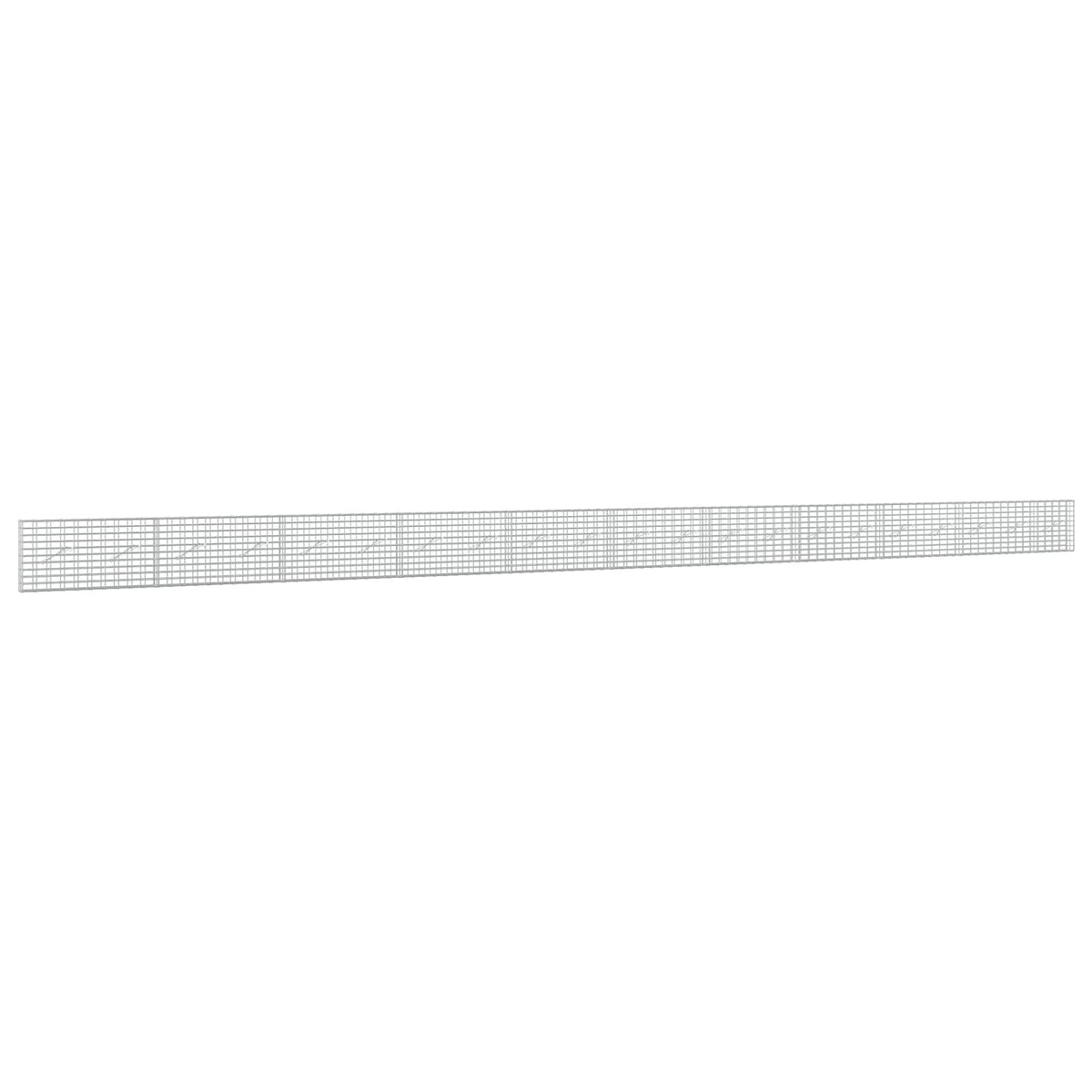 Γκαμπιόν με σύρμα 3,5 mm και πλέγμα 5x10 cm 1050x10x50 εκ - Pakobazaar